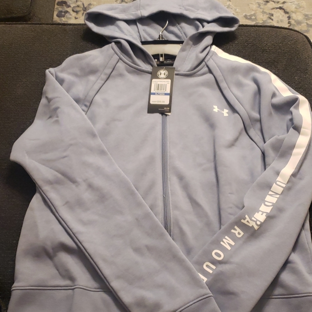 Zip-up sweatshirt jacket